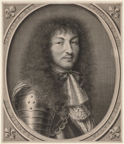 ルイ14世、1666年。 作： Robert Nanteuil