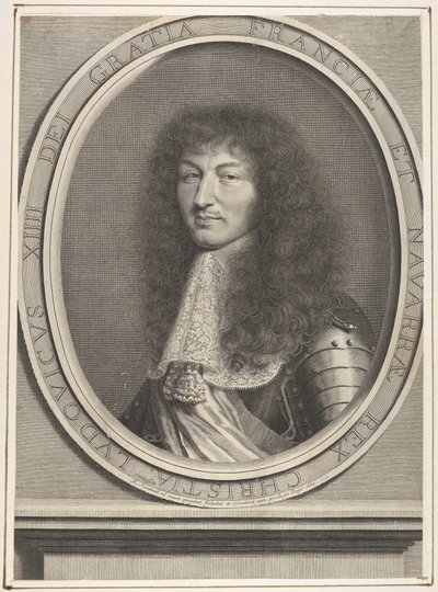 ルイ14世、1667年。 作： Robert Nanteuil