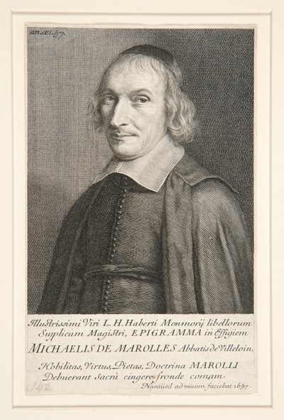 ミカエル・オブ・マロレス (1600-1681) 作： Robert Nanteuil
