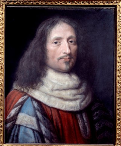 ギヨーム・ド・ラモワンヌ（1617-1677）の肖像 ロベール・ナントゥイユ（1623-1678）による絵画 17世紀 パリ、カルナヴァレ美術館 作： Robert Nanteuil