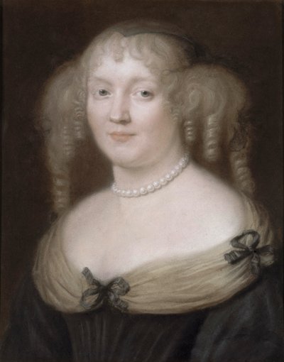 マリー ド ラブタン シャンタルの肖像画、セヴィニエ侯爵 1626 年から 1696 年、1665 年頃。 作： Robert Nanteuil