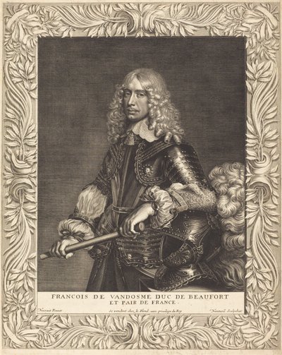 ビューフォート公フランソワ 作： Robert Nanteuil after Jean Nocret