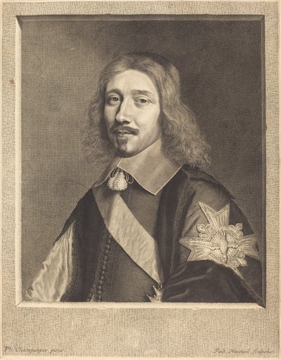 ミシェル・ル・テリエ学長 作： Robert Nanteuil after Philippe de Champaigne