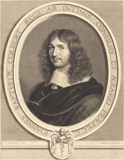 ジャン＝バティスト・コルベール 作： Robert Nanteuil after Philippe de Champaigne
