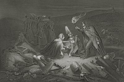 DJパウンドによって刻まれた、アルマの戦場、戦いの後の夜 作： Robert Neal Hind