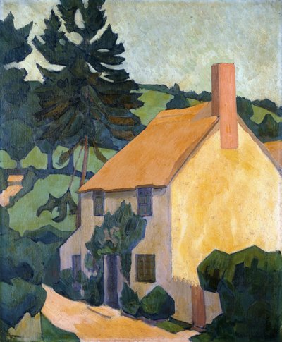 デボンコテージ、1920〜24年頃 作： Robert Polhill Bevan