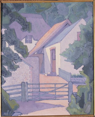朝、サウスダウンズ、1906 作： Robert Polhill Bevan
