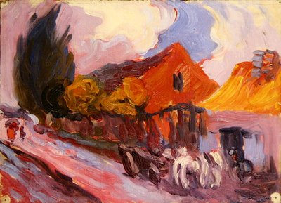 ポーリッシュ・スミシー（油彩・キャンバス） 作： Robert Polhill Bevan