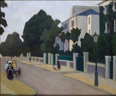 クイーンズ グローブ、セント ジョンズ ウッド、1918 年 作： Robert Polhill Bevan