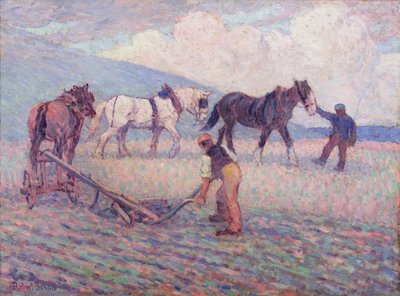 ターンライスプラウ、1909年頃 作： Robert Polhill Bevan