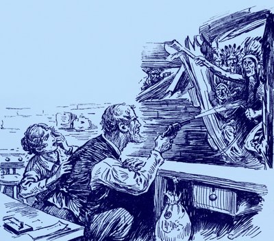 西部開拓時代、インディアンに襲われる。 作： Robert Prowse