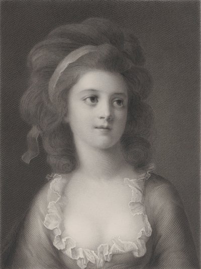 少女時代のソフィーまたはアポロニア ヘレナ ポトッカの半身像、1872 年 作： Robert Reyher