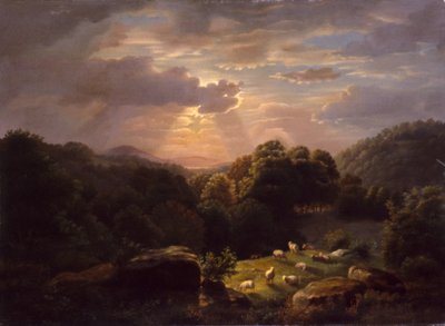 羊のいる風景 作： Robert S. Duncanson