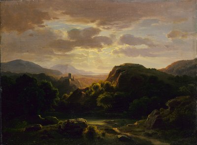 アウエルバッハ近郊の思い出 作： Robert S. Duncanson
