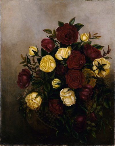バラの静物 作： Robert S. Duncanson