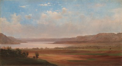 1862年、ミネソタ州、ペピン湖の景色。 作： Robert S. Duncanson