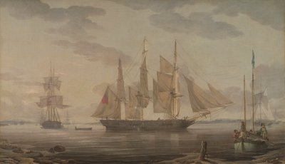 Navios no porto 作： Robert Salmon