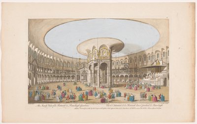 ロンドンのRanelagh GardensのRotundaの内部の眺め Ranelagh Gardens の Rotundo の内部ビュー (オブジェクトのタイトル) Ranelagh Gardens and Vauxhall Gardens (シリーズタイトル) 作： Robert Sayer