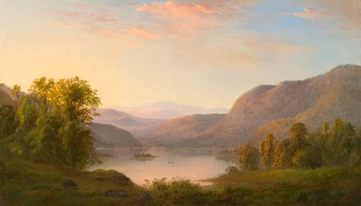 ケベック近郊のローレンシャン山脈の眺め 作： Robert Scott Duncanson