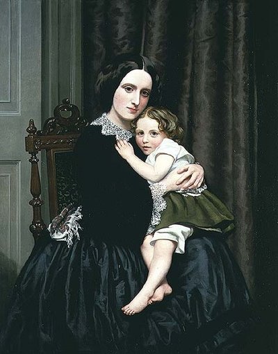 母と子 作： Robert Scott Tait