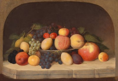 果物のある静物 作： Robert Seldon Duncanson