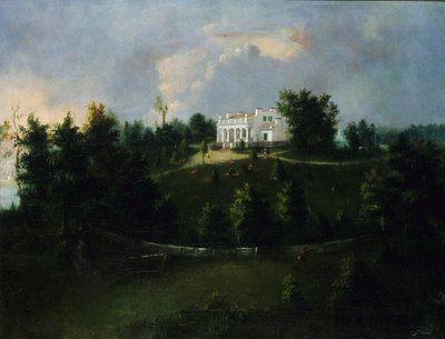 ヘルシー山、オハイオ州、1844年。 作： Robert Seldon Duncanson