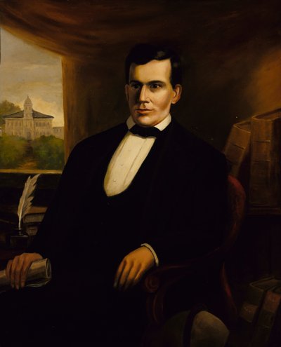 フリーマン・ケアリーの肖像、カリフォルニア州。 1856年。 作： Robert Seldon Duncanson