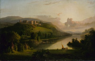 スコッチ ハイランド、カリフォルニア州。 1848-1852。 作： Robert Seldon Duncanson