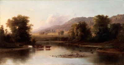 セントアンズ川の眺め 作： Robert Seldon Duncanson
