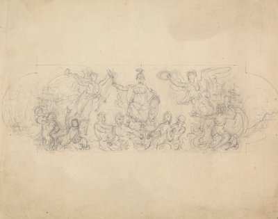 勝利の寓話的なスケッチ 作： Robert Smirke