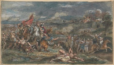 戦闘シーン 作： Robert Smirke