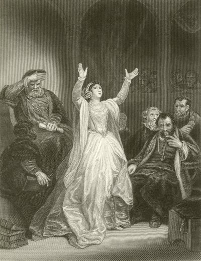 アン・ブーリンの非難 作： Robert Smirke