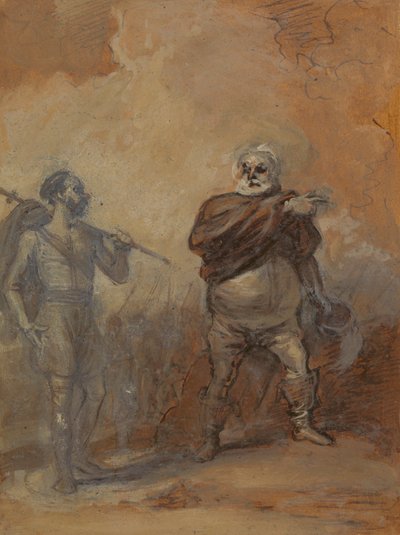 バルドルフに指示するファルスタッフ 作： Robert Smirke