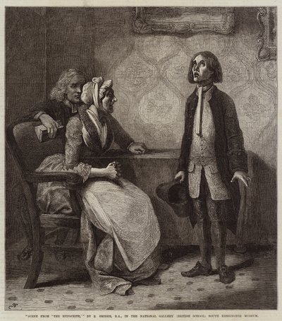 「偽善者」のシーン 作： Robert Smirke