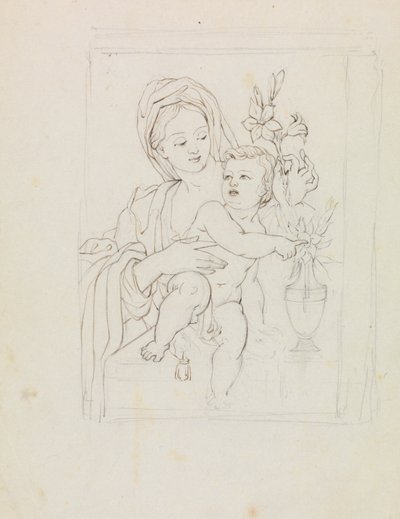 女性と子供の研究 作： Robert Smirke