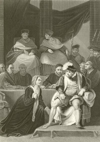 ヘンリー8世の結婚の裁判 作： Robert Smirke