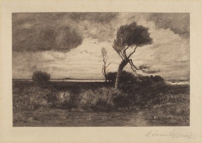 海岸近く【大皿】 作： Robert Swain Gifford