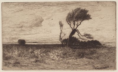 海岸近く【小皿】 作： Robert Swain Gifford