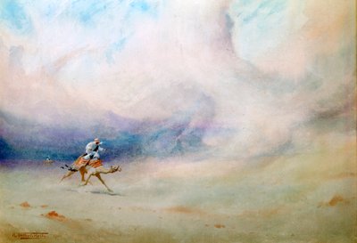 「砂漠の嵐」、1901 作： Robert Talbot Kelly