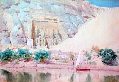 「アボウ シンベル神殿」、エジプト、1897～1934 年 作： Robert Talbot Kelly