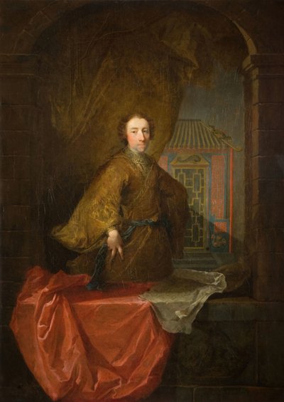 リチャード・ディッキー・ベイトマンの肖像、1741年。 作： Robert Tournieres