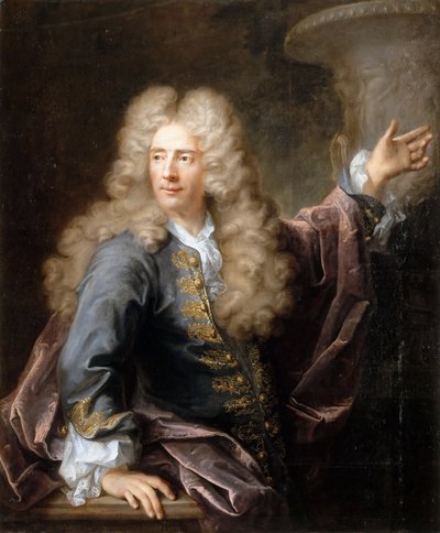 彫刻家ジャン・コルヌの肖像1650-1715 作： Robert Tournieres