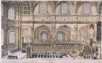 セント ポール大聖堂、ロンドン、1706 年、1707 年 作： Robert Trevitt