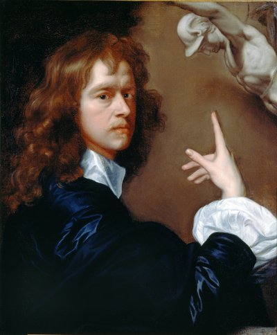 自画像、c1640-1650 作： Robert Walker