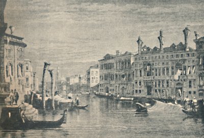 パラッツォモセニゴ、1830年、1925年。 作： Robert Wallis