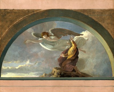 (約束の地を見るモーゼ） 作： Robert Walter Weir