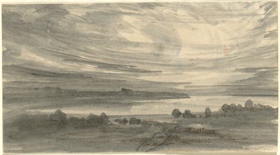 湖のある風景 作： Robert Walter Weir