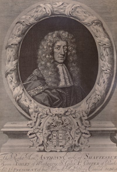 アンソニーアシュリークーパー、初代シャフツベリー伯爵、イギリスの政治家、c1680 1894 作： Robert White