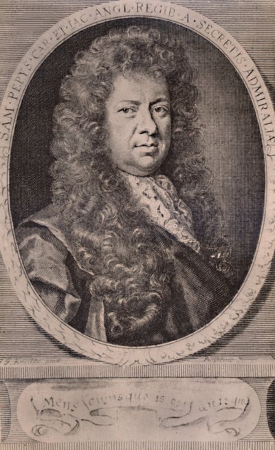 サミュエル・ペピス、英語のダイアリストで海軍の管理者、c1690 1894 作： Robert White