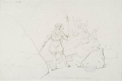 フィンランドの国民的詩「カレワラ」、R.W.エクマンのデッサンで紹介" 作： Robert Wilhelm Ekman